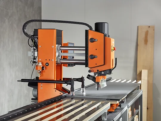 350 mm-es kinyúlás: MINIPRESS top