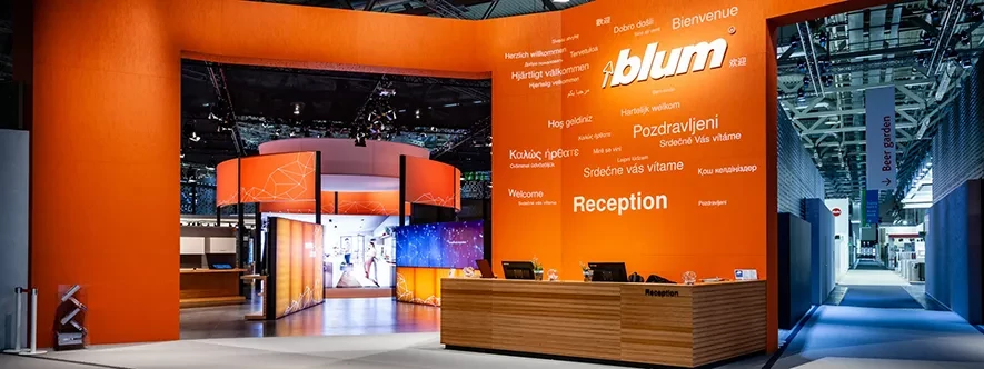 Blum stand az Interzum-on