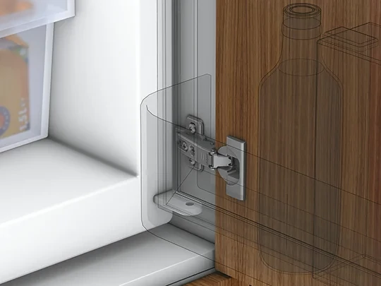 Blum MODUL hűtőajtó-kivetőpánt