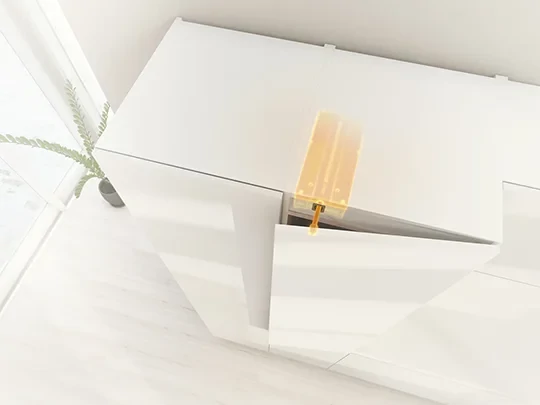 Röntgenkép a SERVO-DRIVE flex működéséről