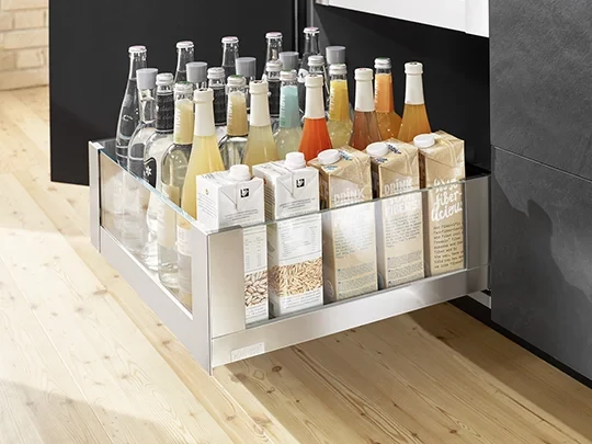 A Blum SPACE TOWER fiókjainak teherbírása