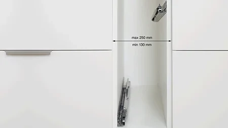 A SPACE TWIN szélességi méretei