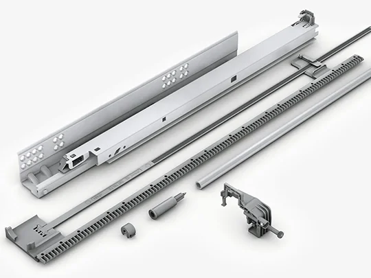 A Blum TANDEM oldalstabilizáló szerelése