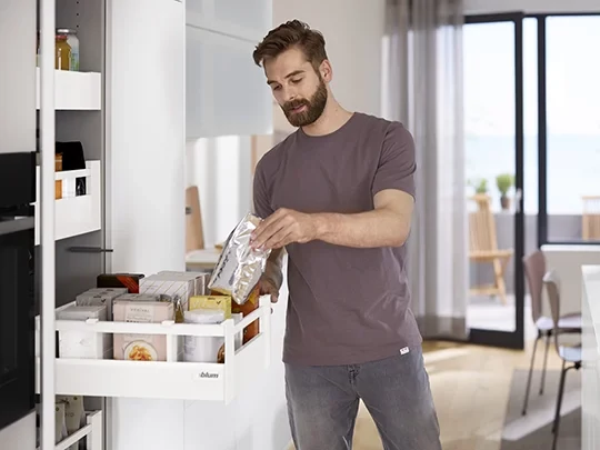 Blum TANDEMBOX fiókok a konyhában