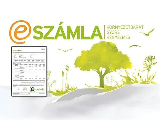 E-számla: környezet- és ügyfélbarát rendszer