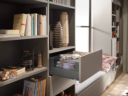 Üveg magasító elemes MERIVOBOX fiók