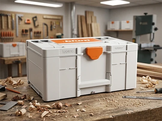 Praktikus TANOS L237 tárolódoboz belső rendszerrel Blum sablonokhoz