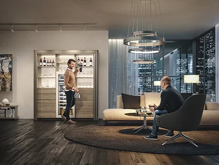 REVEGO uno + duo-ba rejtett minibár