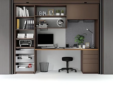 Egy mozdulattal elrejthető a REVEGO-val a home-office iroda