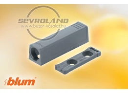 TIP-ON egyenes rövid adapter szürke