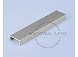 Sevroll C élzáró profil 3 m ezüst