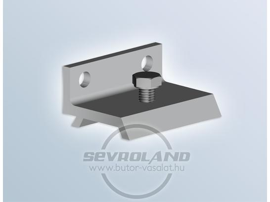 Herkules 25 mm sínrögzítő elem falra