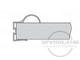 Kép 2/2 - Sevroll Focus fogó profil ezüst színben