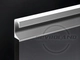 Kép 1/4 - ZOBAL UKW-7 ezüst fogó profil - ajtóélbe marva
