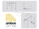 Kép 4/4 - AMBOS LIFT500 75-117 ruhalift méretezése