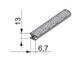 Sevroll hosszú öntap. kefe (fm) 6,7x13mm Sevroll hosszú öntap. kefe (fm) 6,7x13mm