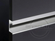Kép 1/4 - ZOBAL UKW-17 ezüst fogó profil - ajtóba marva