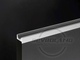Kép 1/4 - ZOBAL UKW-4 ezüst fogó profil - ajtóélbe marva