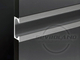 Kép 1/4 - ZOBAL UKW-6 inox fogó profil - ajtóba marva